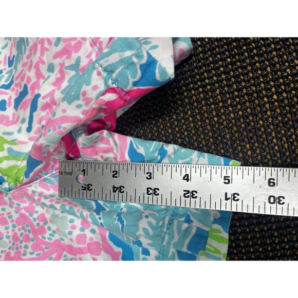 Lilly Pulitzer The Callahan Shorts Lets Cha Cha Multicolored Size 0 Blue / Pink - Picture 6 of 7